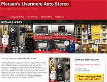 Tablet Screenshot of livermoreautostereo.com